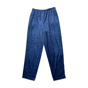 Diane Von Furstenberg Velvet Pull On Pants Loungewear Sport Luxury Athleisure